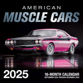 Cars American Muscle 2025 Wall Calendar