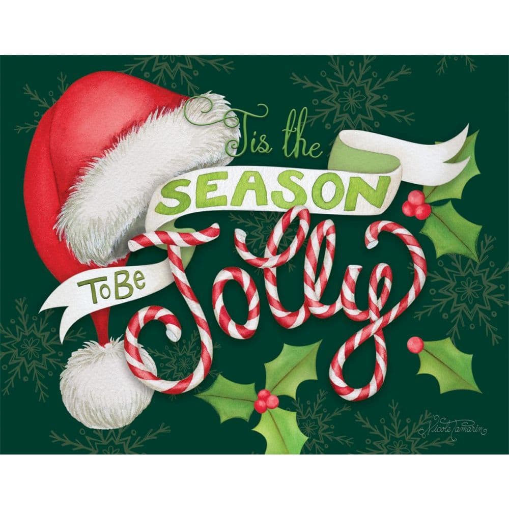 Jolly Boxed Christmas Cards by Nicole Tamarin