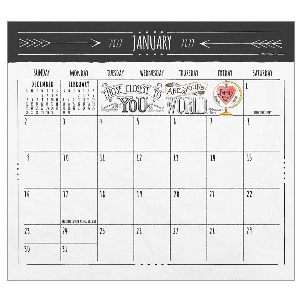 Family Matters 2022 Magnetic Calendar