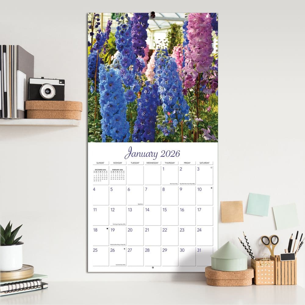 Flowers 2026 Wall Calendar_ALT4