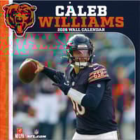 image NFL Chicago Bears Caleb Williams 2026 Wall Calendar Main Product image