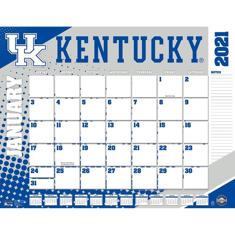 2021 Kentucky Wildcats Calendars