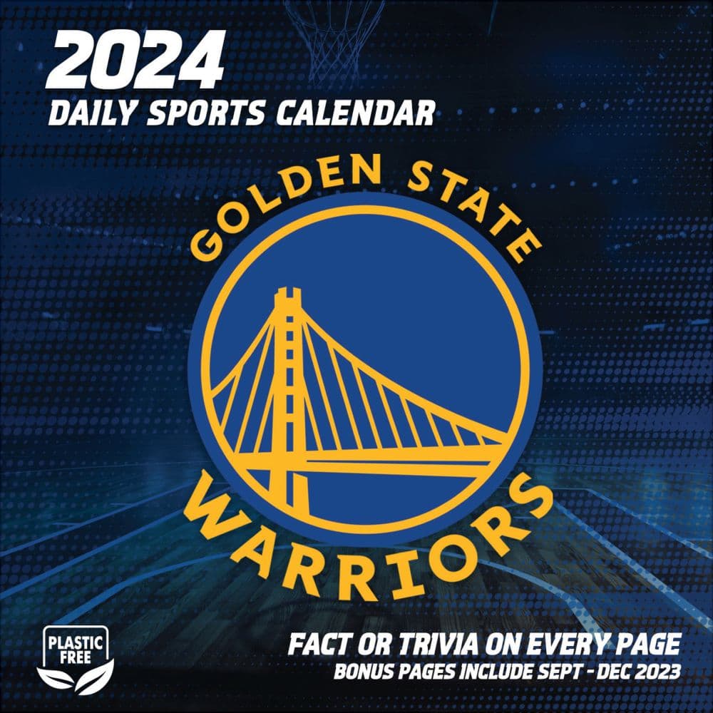 NBA Golden State Warriors 2024 Desk Calendar 