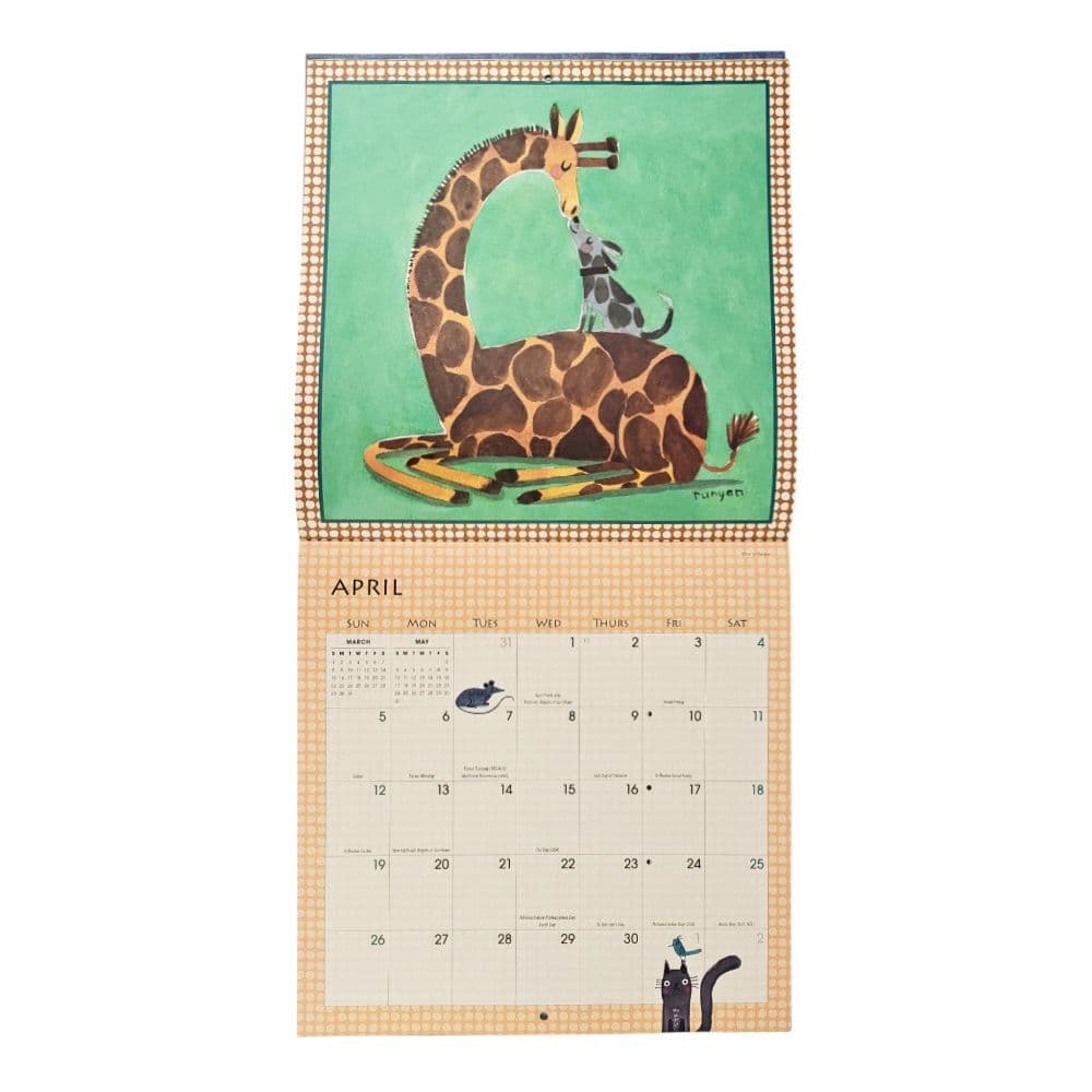 Animals Great and Small 2026 Wall Calendar Sixth Alternate Image