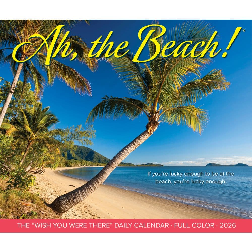 Ah The Beach 2026 Desk Calendar Fourth Alternate Image