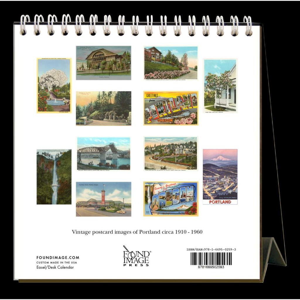 Portland Nostalgic 2024 Easel Desk Calendar First Alternate Image width=&quot;1000&quot; height=&quot;1000&quot;