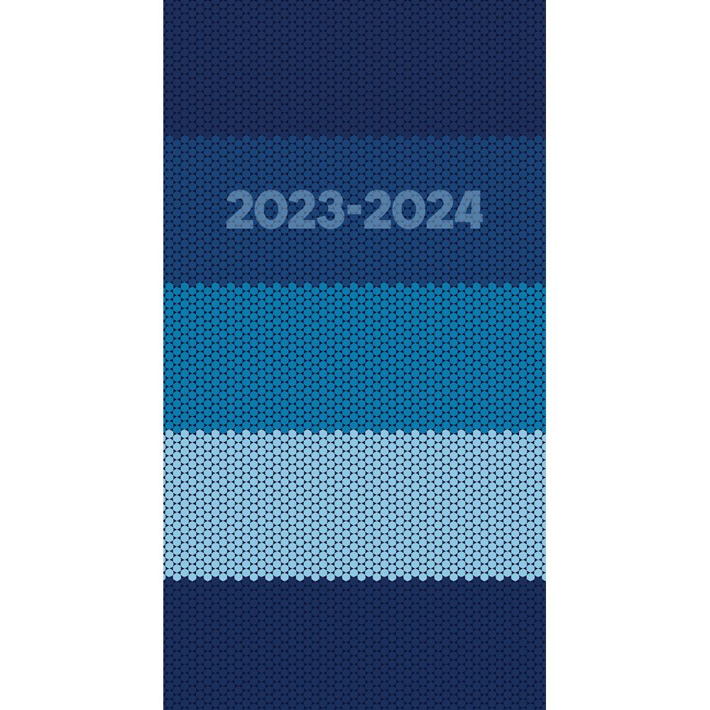 Willow Creek Press Blue Stripe 2023 2 Year Pocket Planner