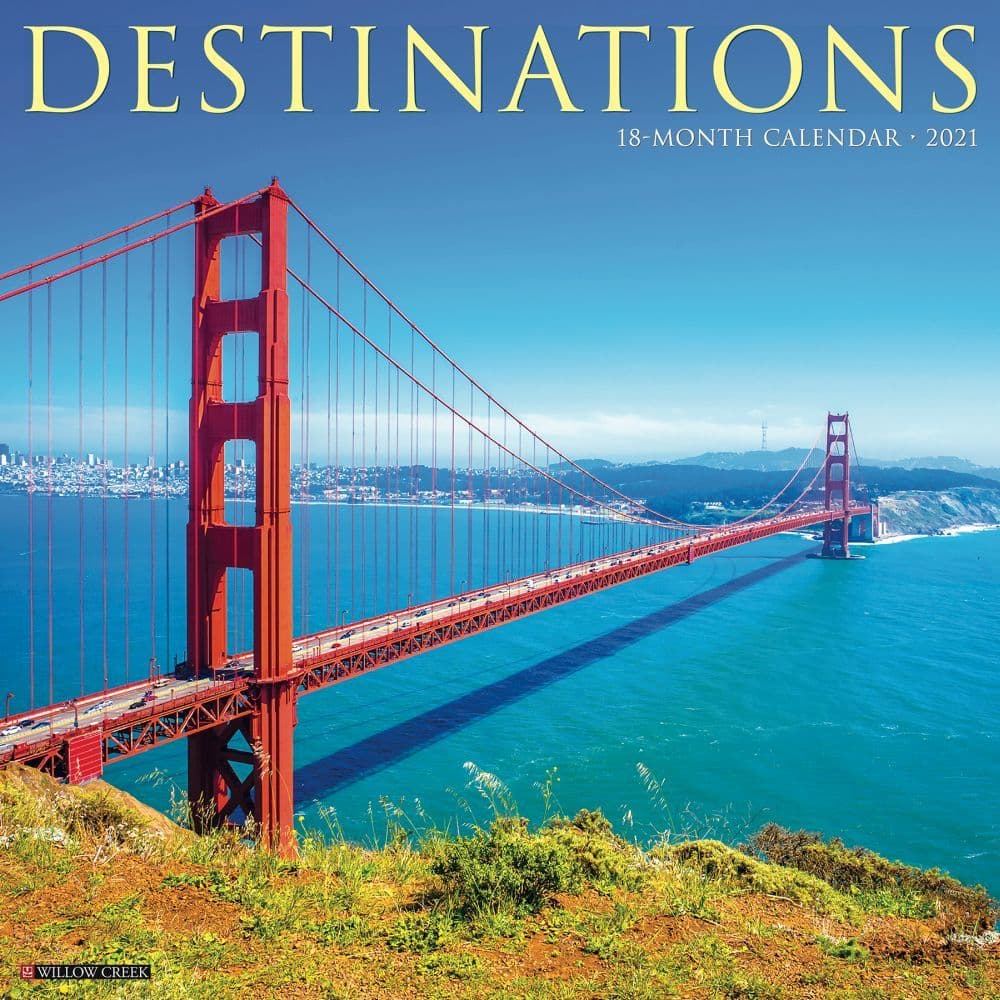 Destinations Wall Calendar
