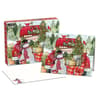 image Red Truck and Snowman by Susan Winget Boxed Christmas Cards Main Image