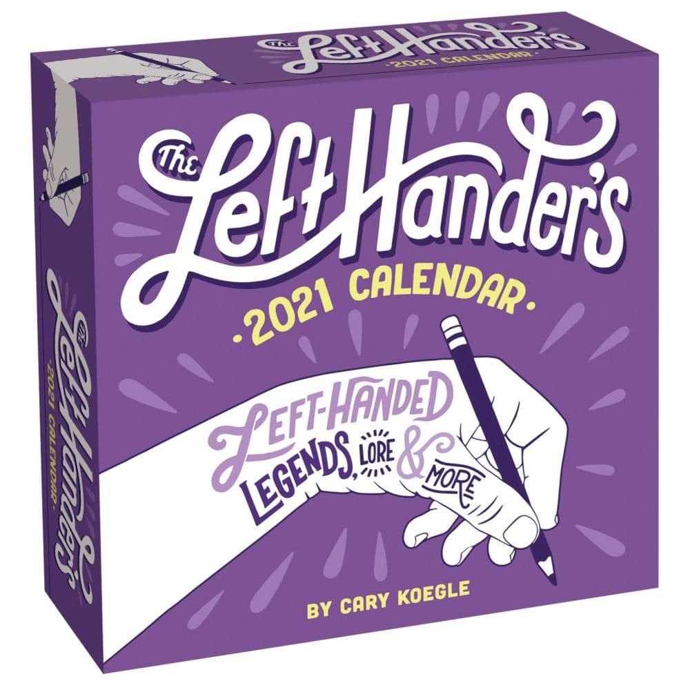 Left Handers Desk Calendar