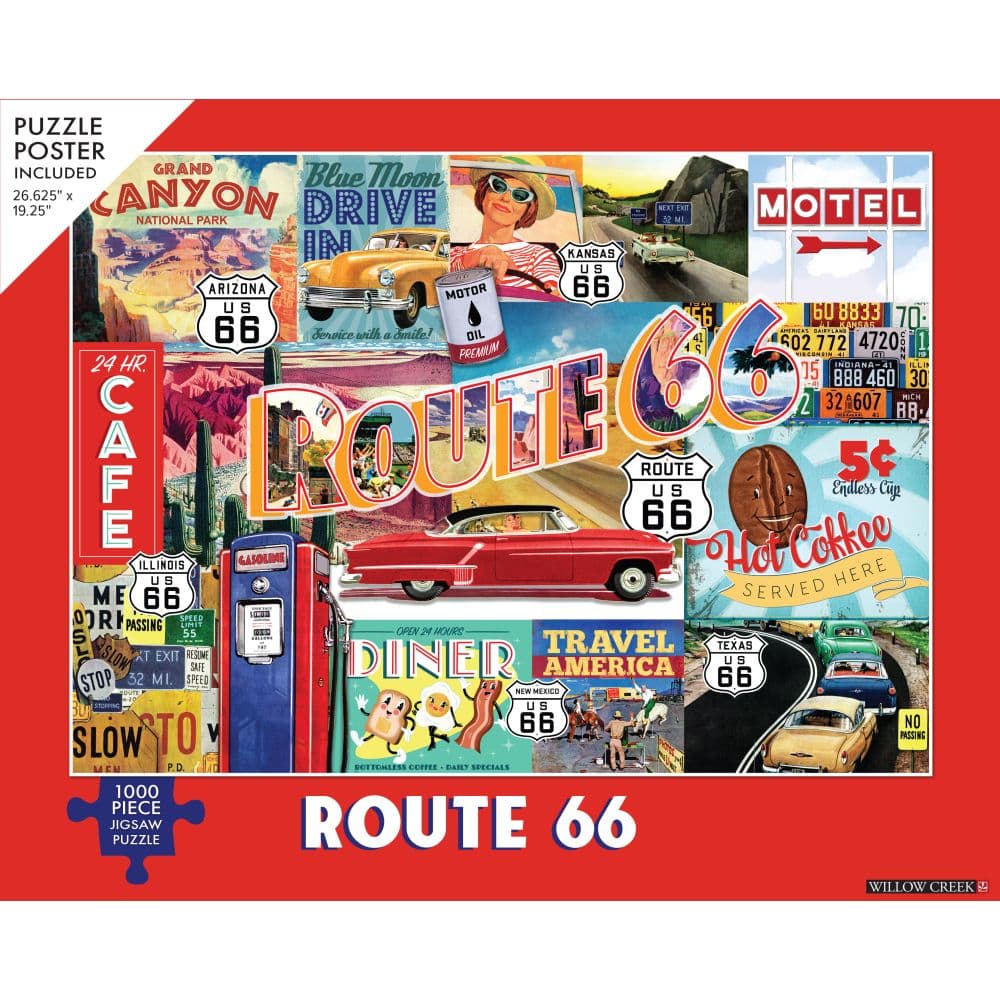 Route 66 1000 Piece Puzzle Alt3