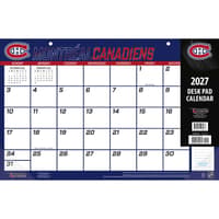 Montreal Canadiens 2027 Desk Pad