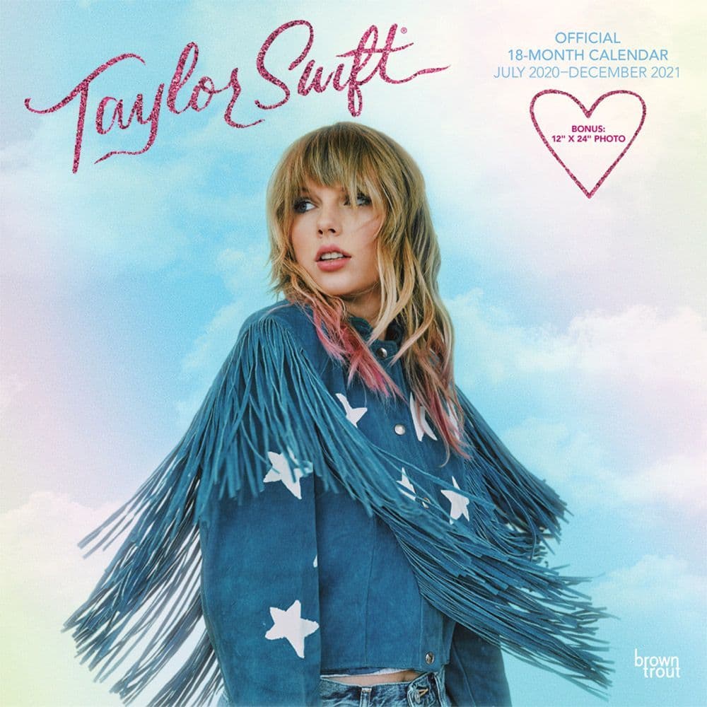 2021 Taylor Swift 18 Month Wall Calendar