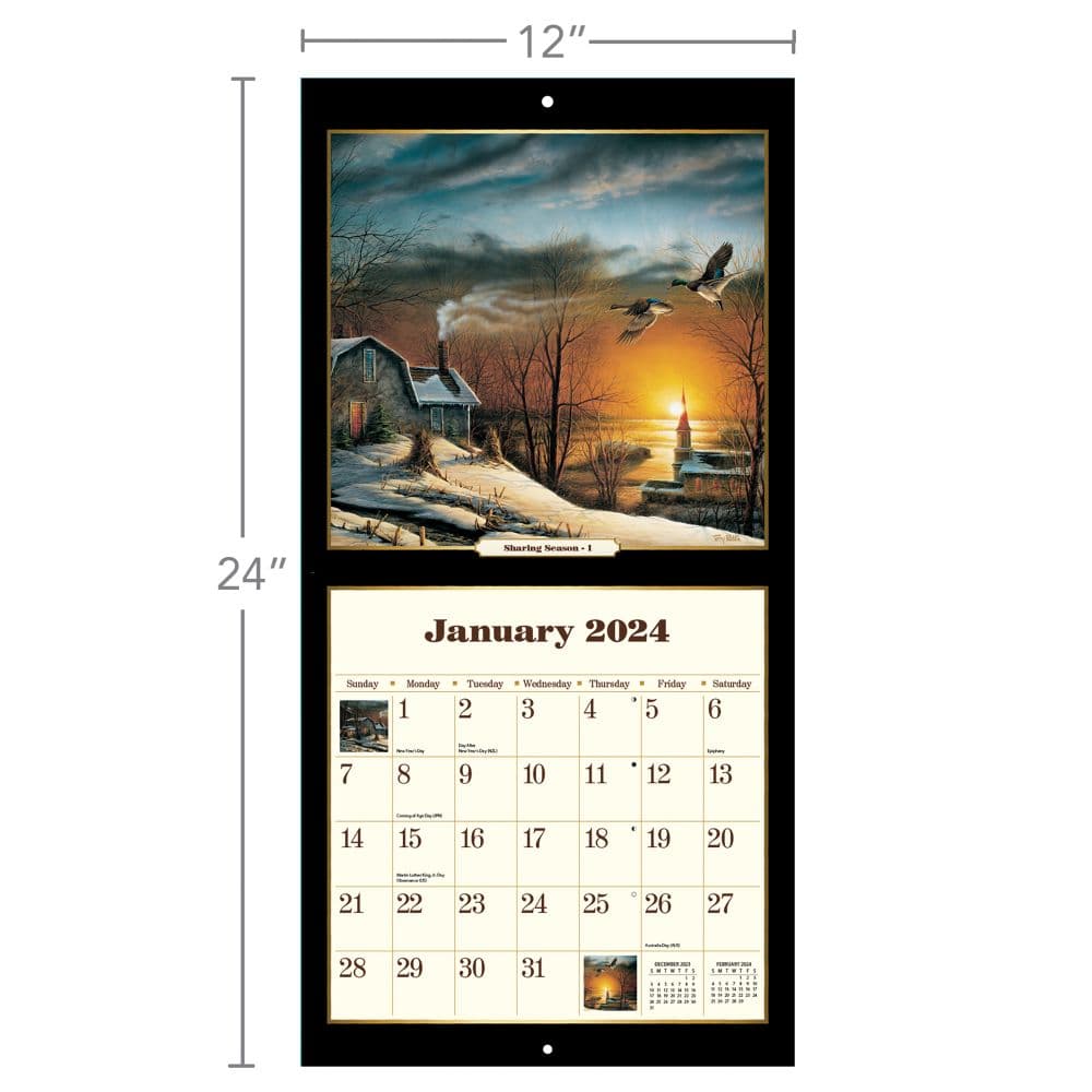 Terry Redlin 2024 Wall Calendar