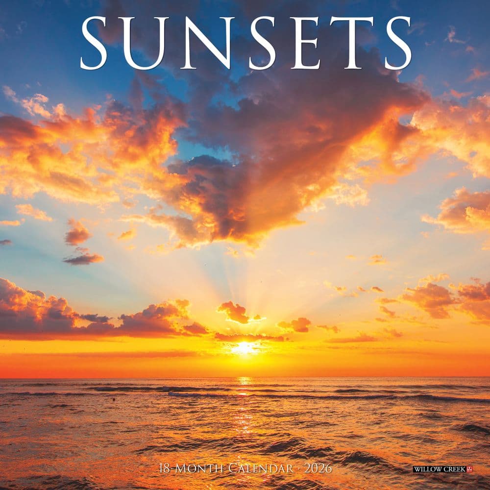 image Sunsets 2026 Wall Calendar