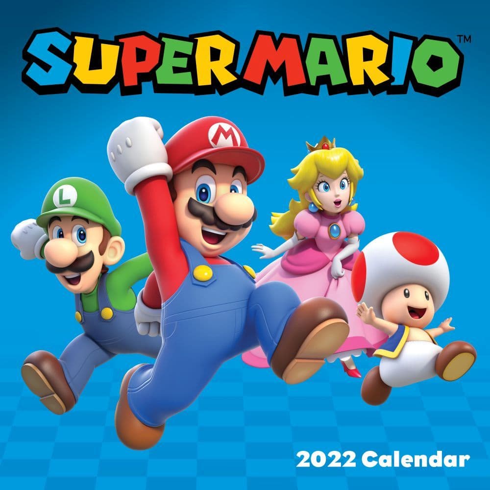 Super Mario 2022 Wall Calendar - Calendars.com