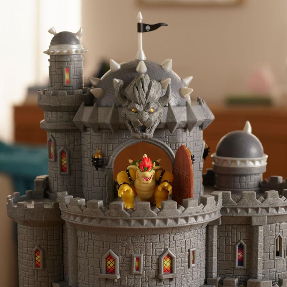 Super Mario Galaxy Movie Deluxe 12-inch Bowser Castle Playset Second Alternate Image