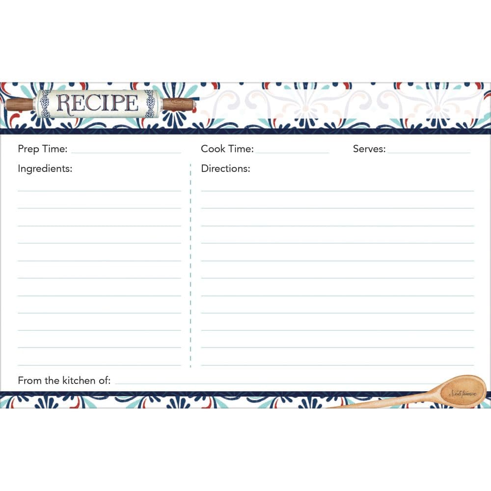 Love to Cook 4x6 Recipe Cards by Nicole Tamarin First Alternate Image
