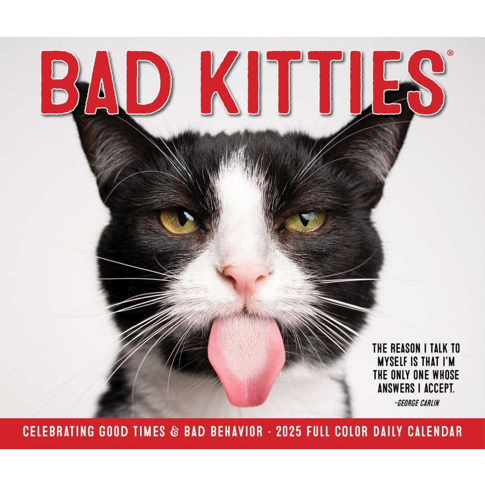 image Bad Kitties 2025 Desk Calendar Main Image