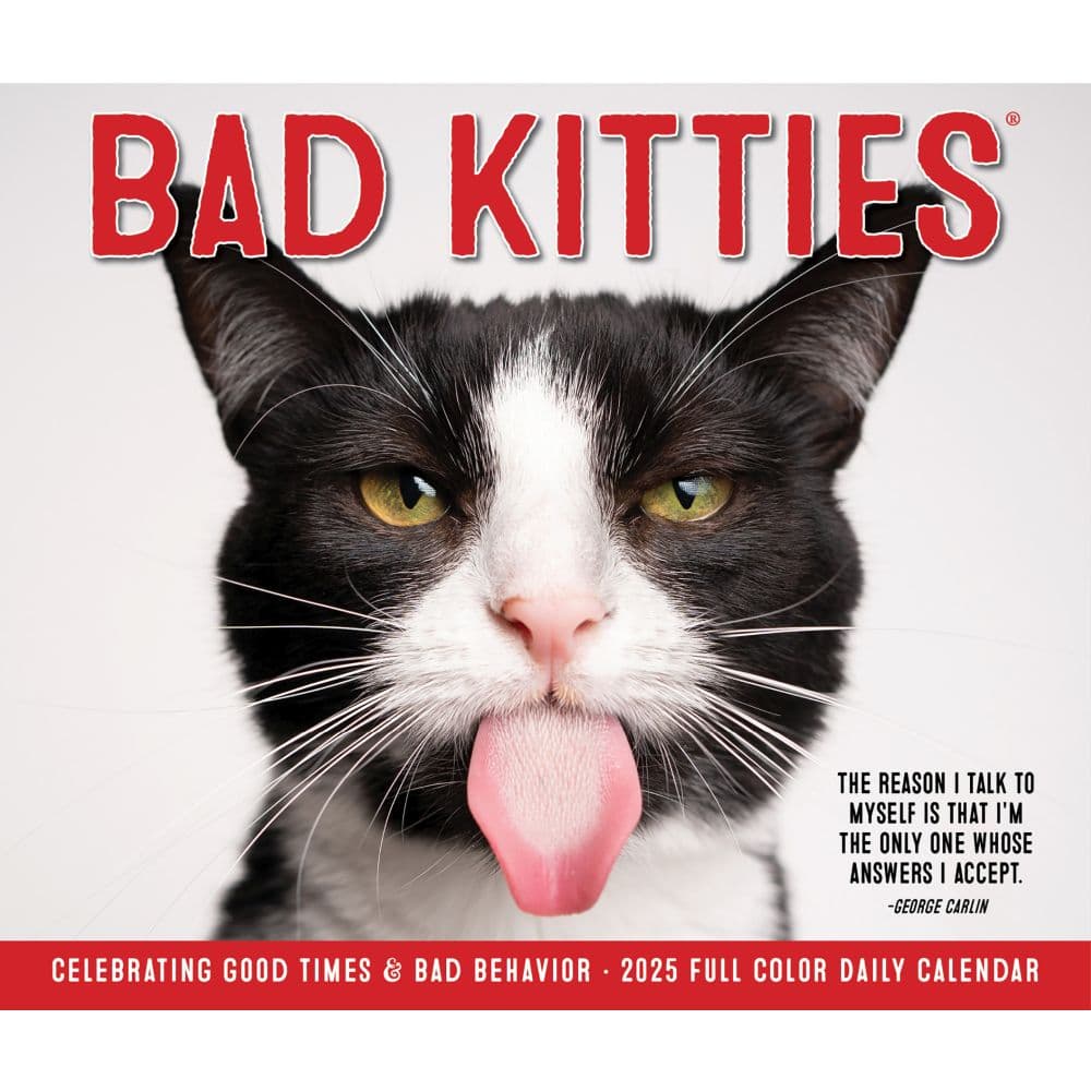 Bad Kitties 2025 Desk Calendar