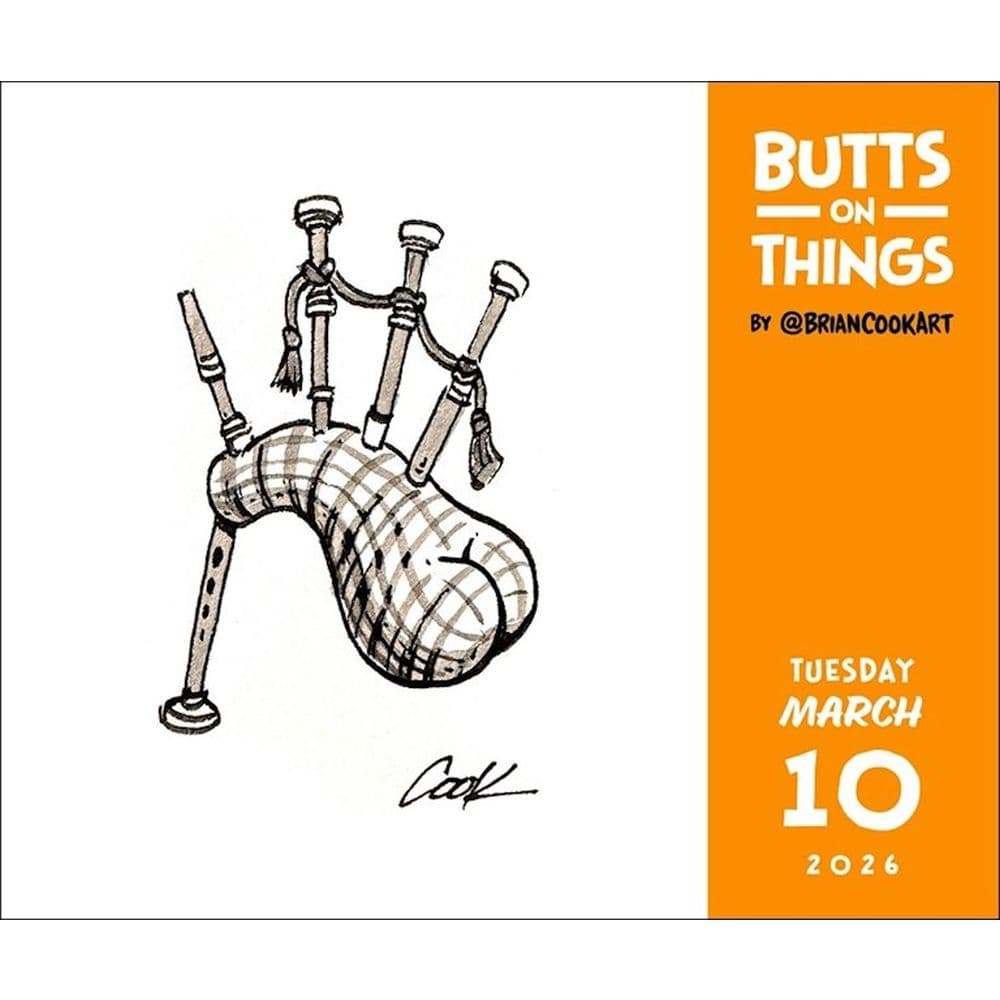 Butts on Things 2026 Desk Calendar Second Alternate Image