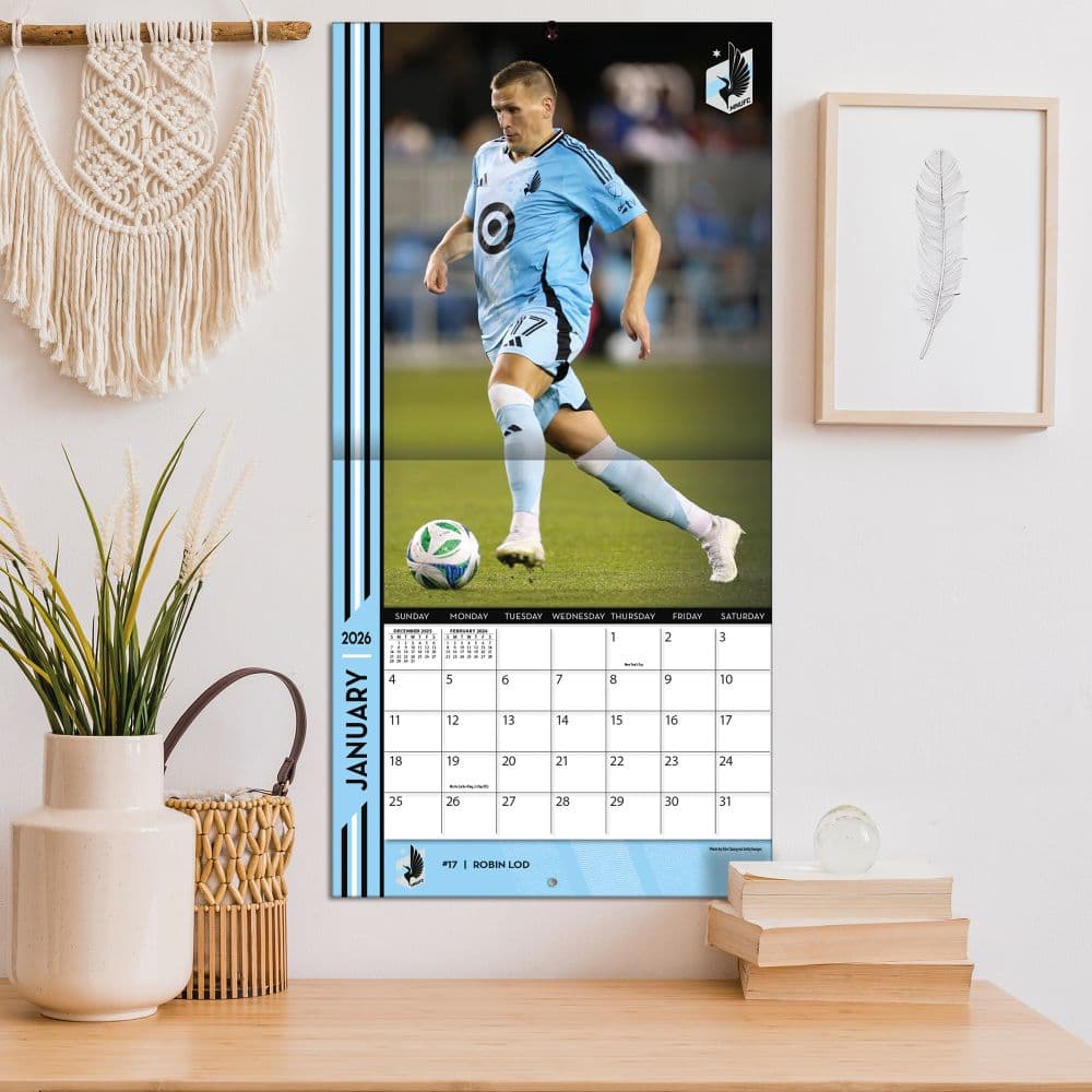 MLS Minnesota United FC 2026 Wall Calendar Fifth Alternate Image