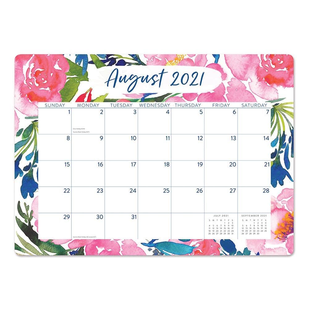 Bold Blossoms 2022 Desk Pad
