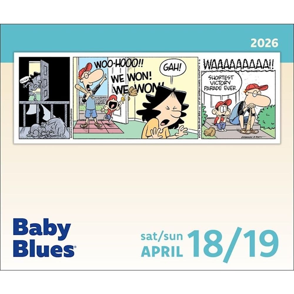Baby Blues 2026 Desk Calendar Fourth Alternate Image