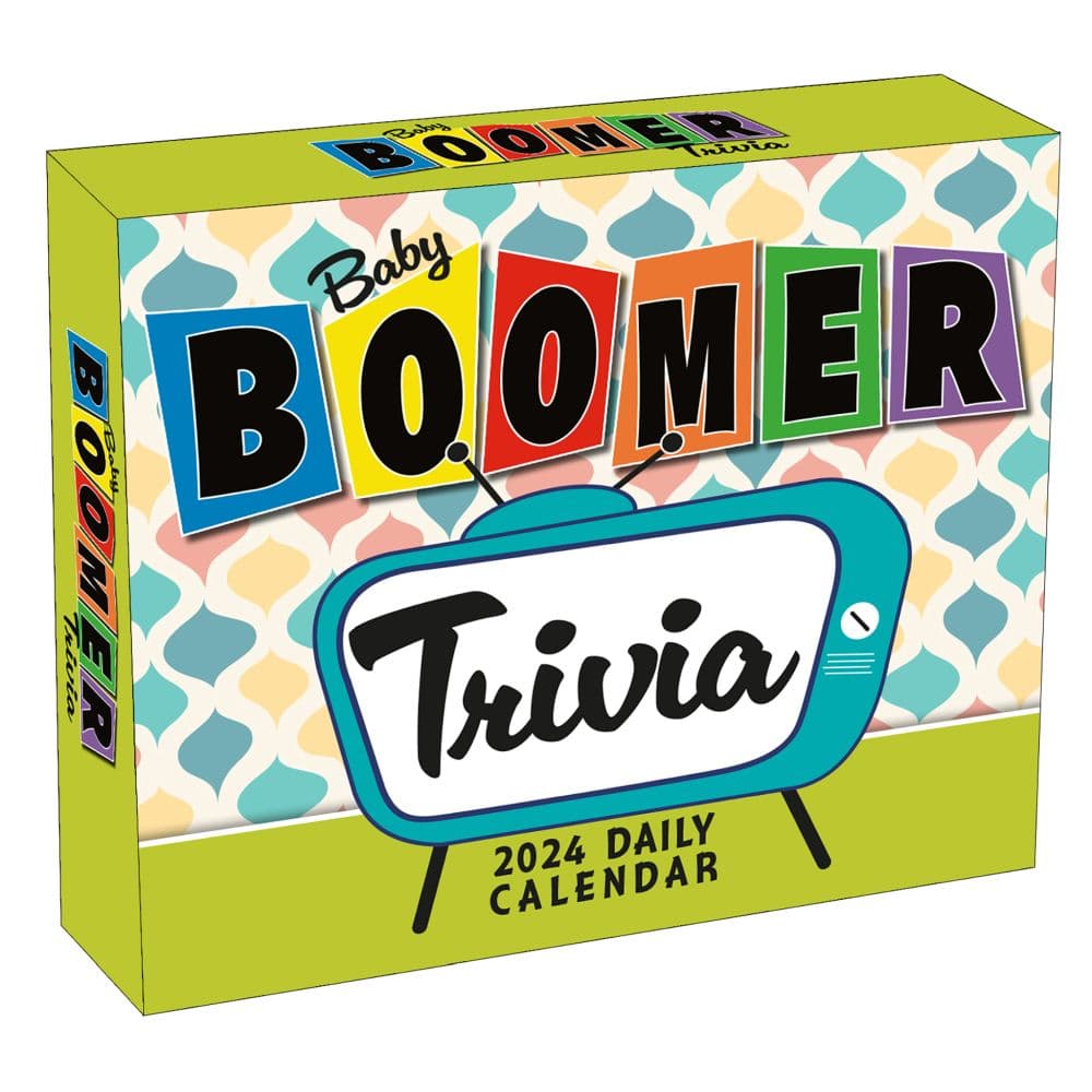 Baby Boomer Trivia 2024 Desk Calendar