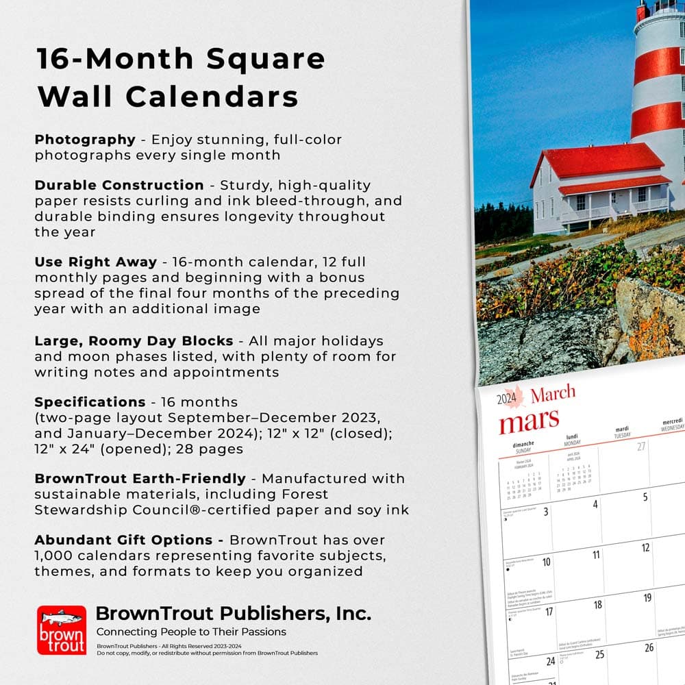 Quebec 2024 Wall Calendar - Calendars.com