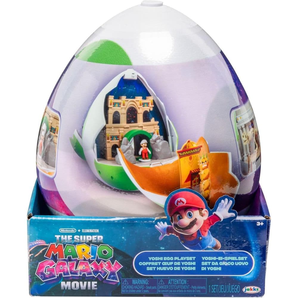 Super Mario Galaxy Movie 9-Inch Yoshi Egg Playset Ninth Alternate Image