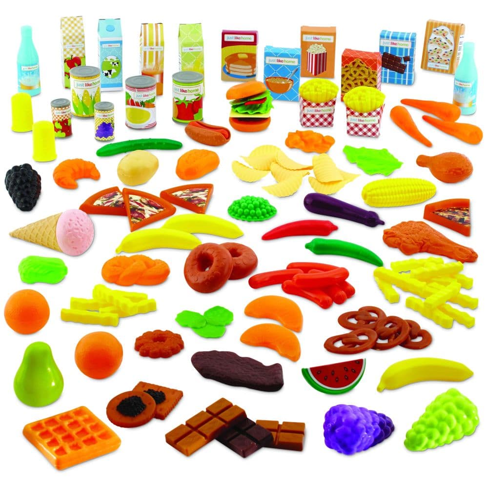 120 Piece s Deluxe Play Food Set items