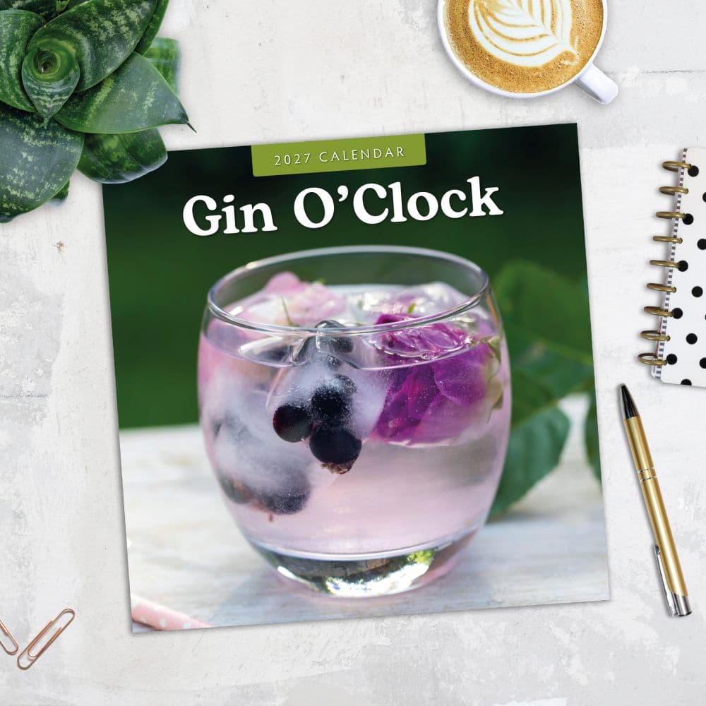 Gin O'Clock 2027 Wall Calendar Fourth Alternate Image