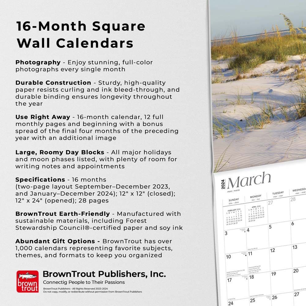 Florida Nature 2024 Wall Calendar Fourth Alternate  Image width=&quot;1000&quot; height=&quot;1000&quot;