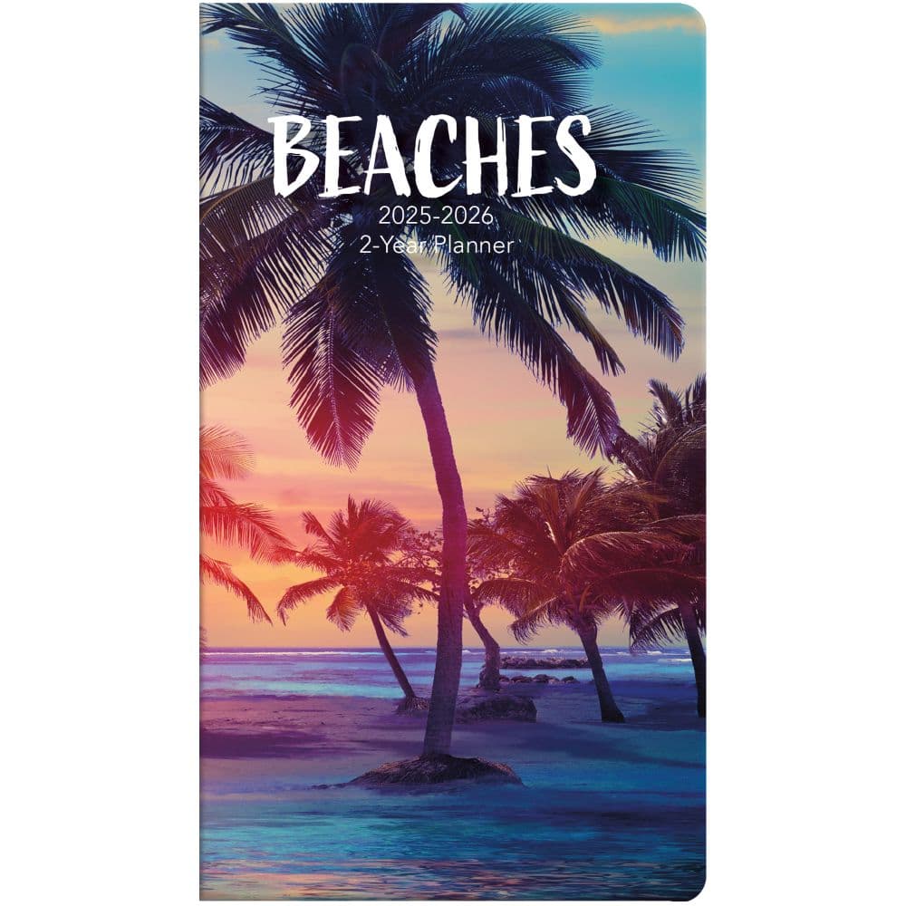 Beaches 2 Year 2025 Pocket Planner Main Image