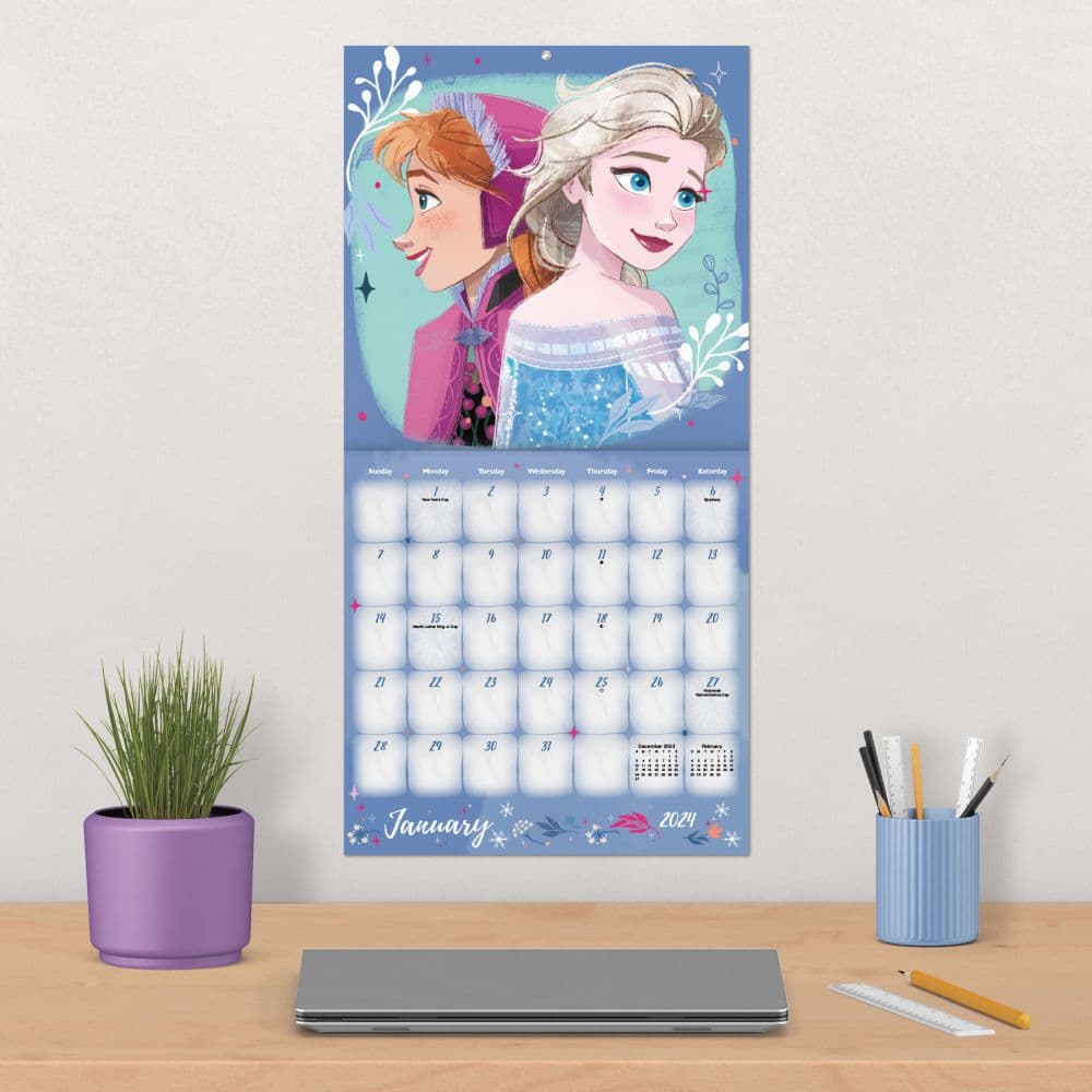 Disney Frozen 2024 Wall Calendar Alternate Image 5