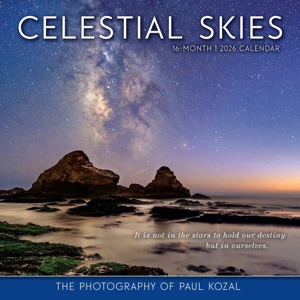 image Celestial Skies Kozal 2026 Wall Calendar_Main Image