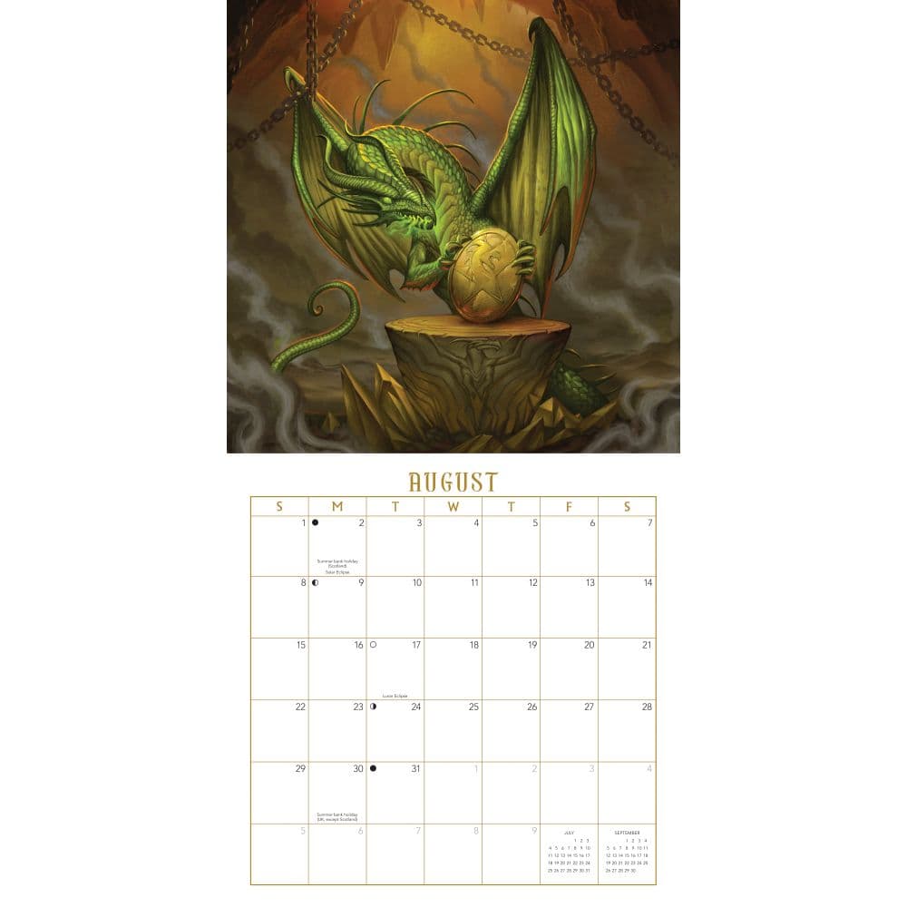 Dragon 2027 Wall Calendar Third Alternate Image