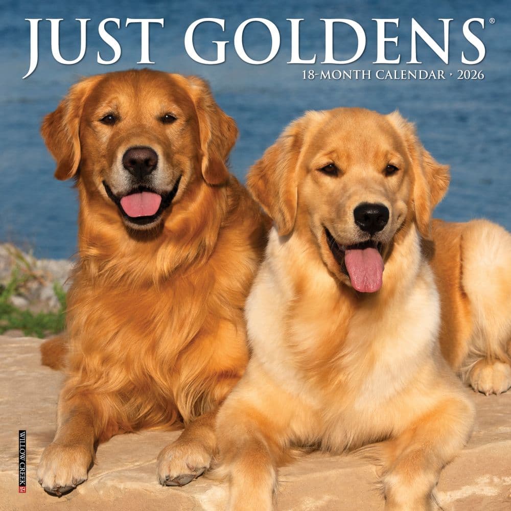 Just Goldens 2026 Mini Wall Calendar Main Image