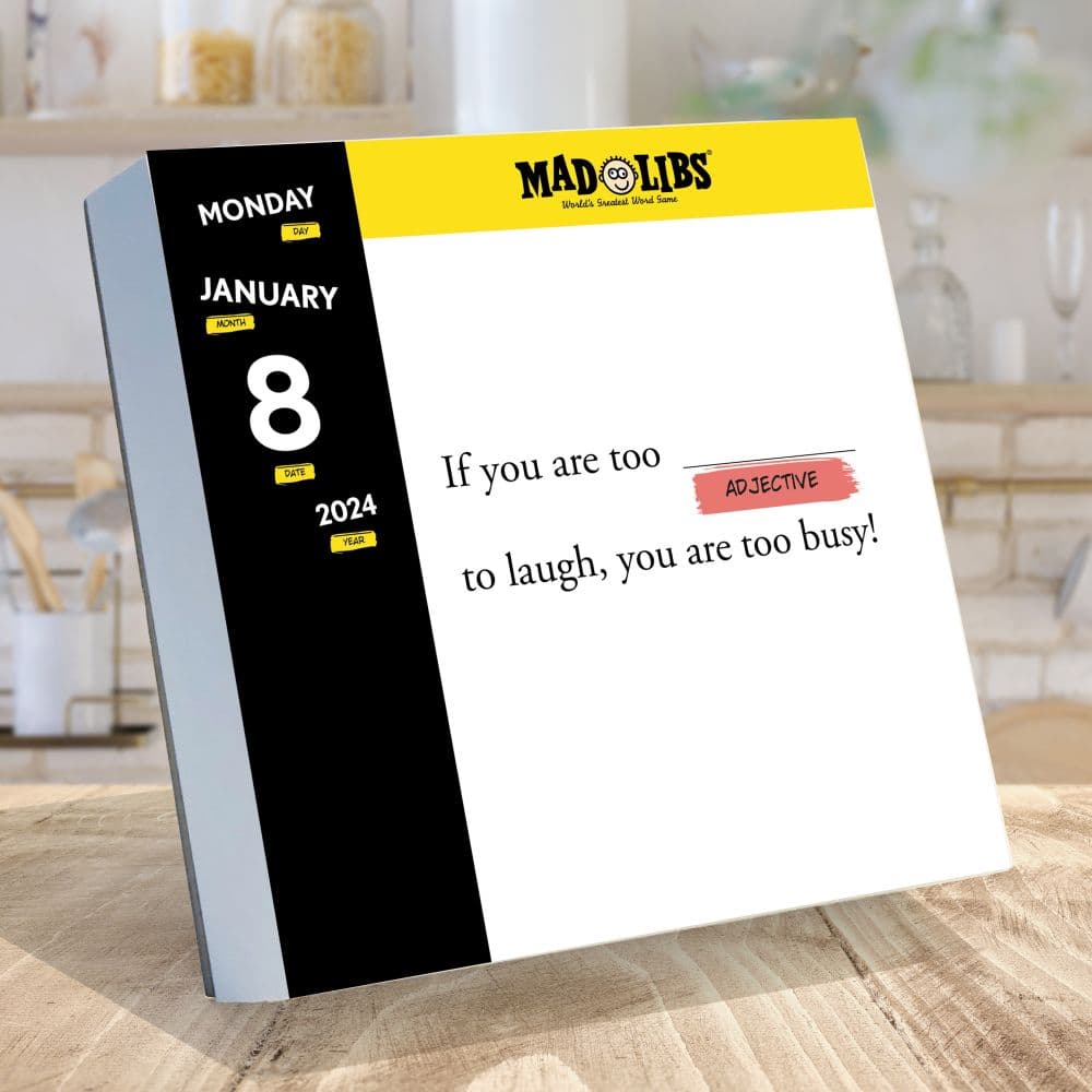 Mad Libs Daily 2024 Desk Calendar