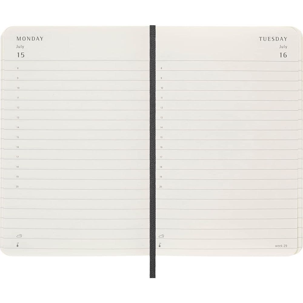 Moleskine Pocket Black Daily 2024 Planner