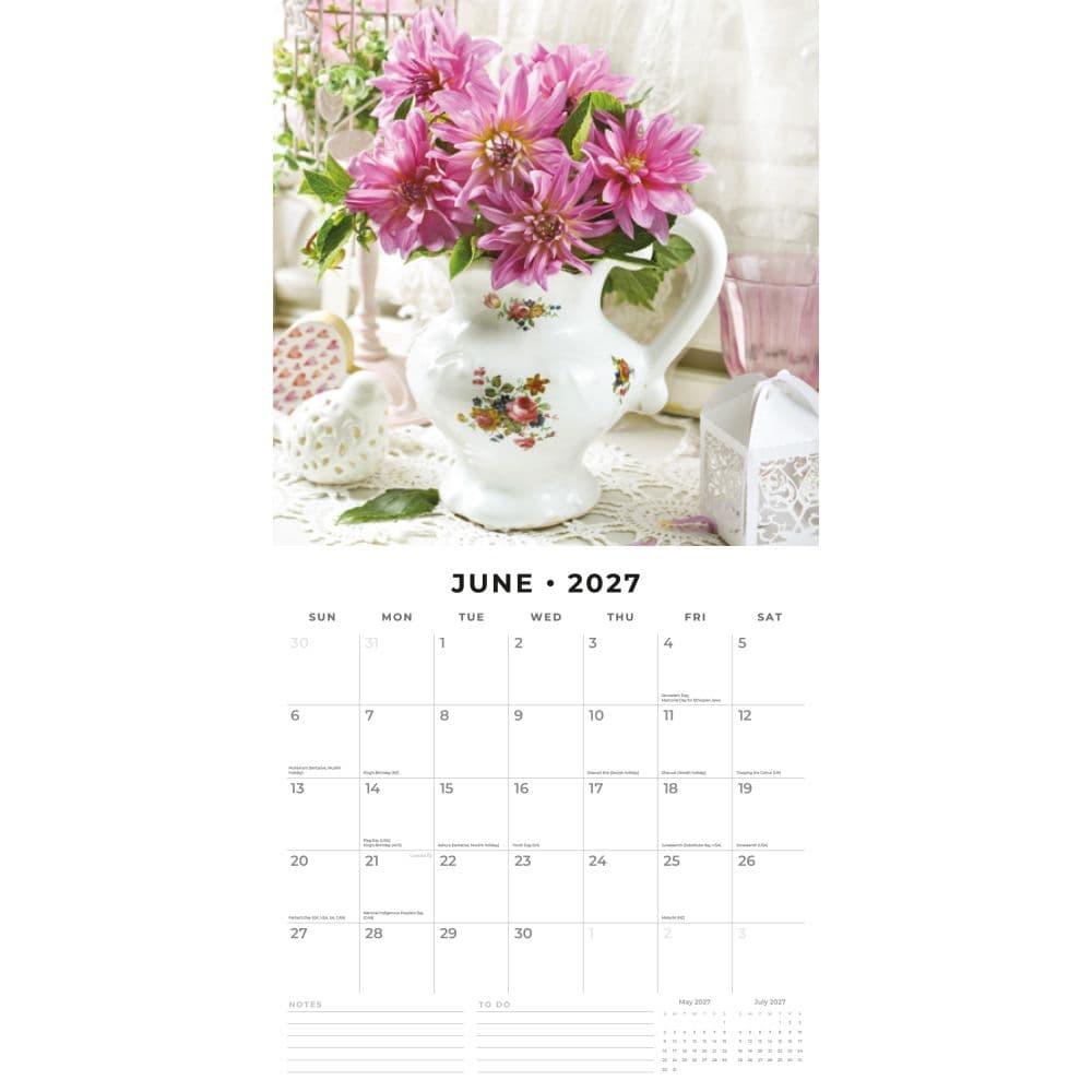 Shabby Chic 2027 Wall Calendar Second Alternate Image