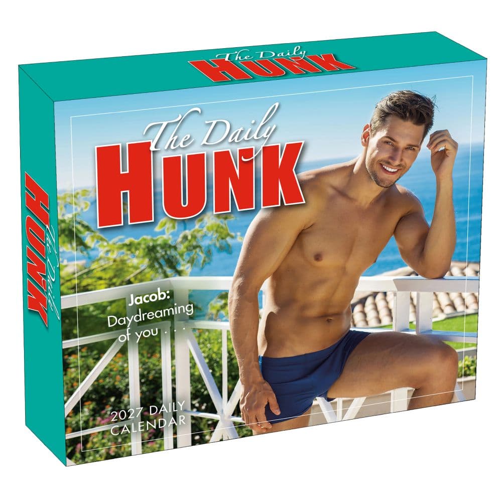 Daily Hunk Get Things Done 2027 Desk Calendar Main Product Image