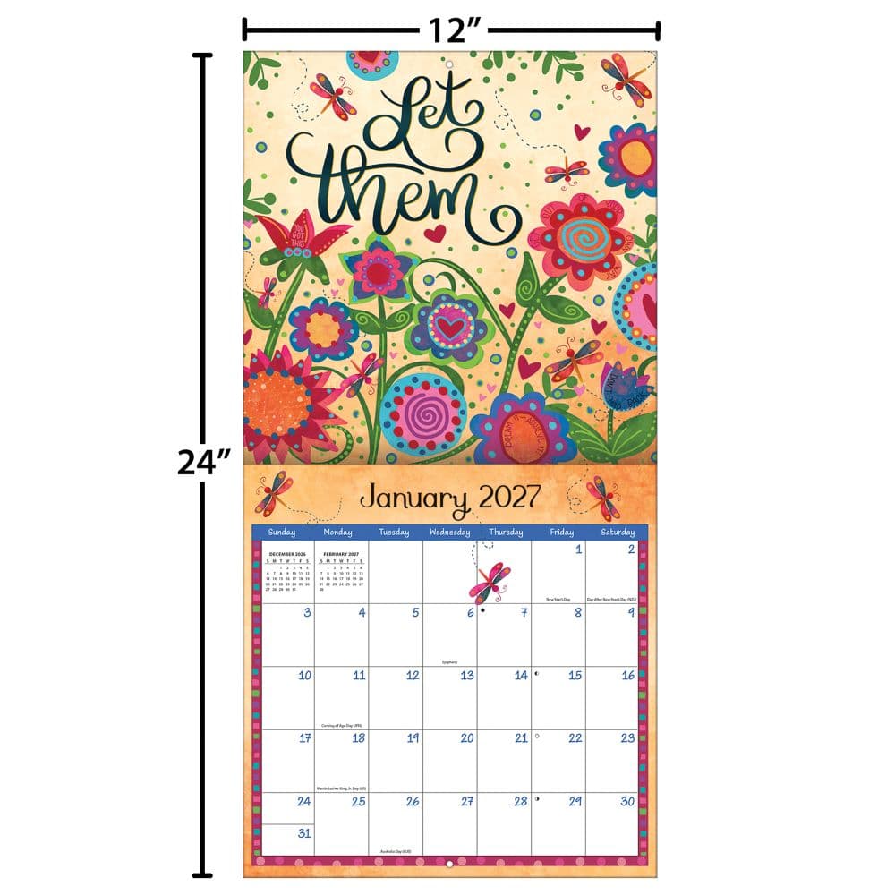 Inspirivity 2027 Wall Calendar by Jennifer Wagner Fourth Alternate Image
