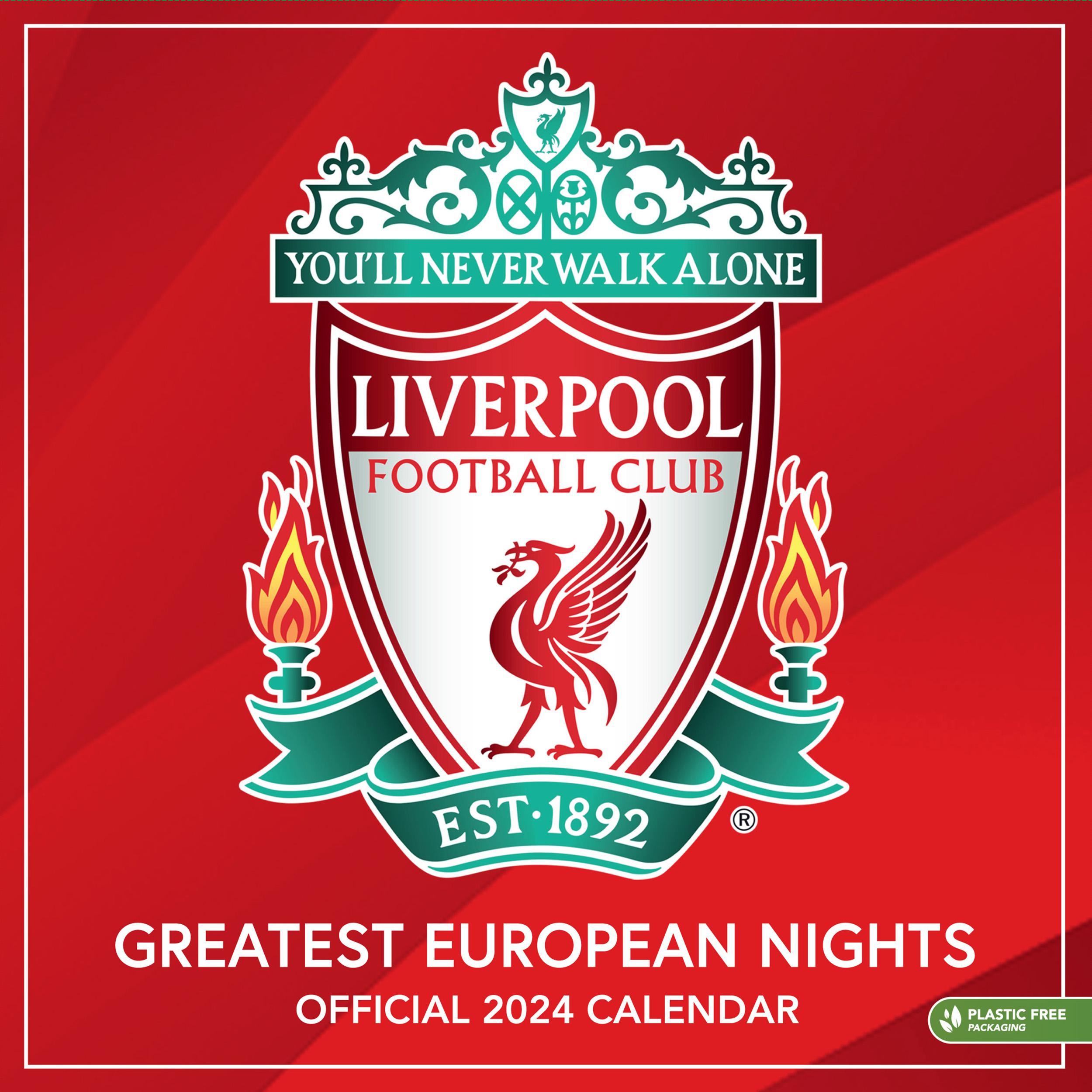 Liverpool Legends 2025 Wall Calendar