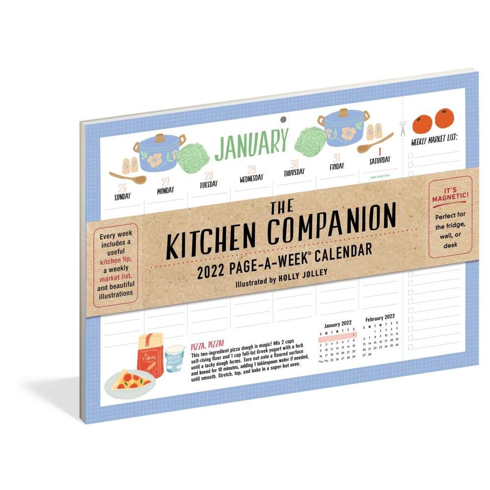 The Kitchen Companion 2022 Page-A-Week Calendar - Calendars.com