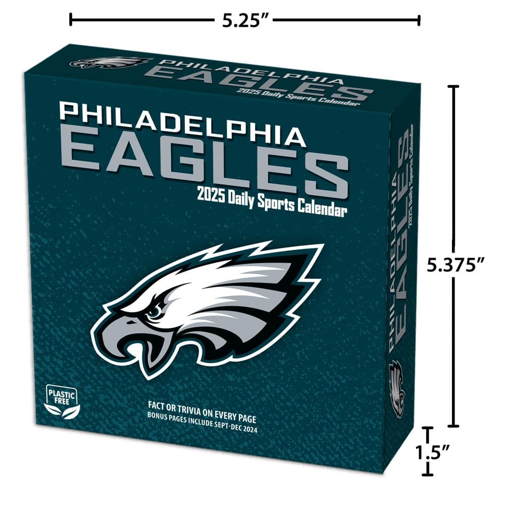 NFL Philadelphia Eagles 2025 Desk Calendar Fifth Alternate Image