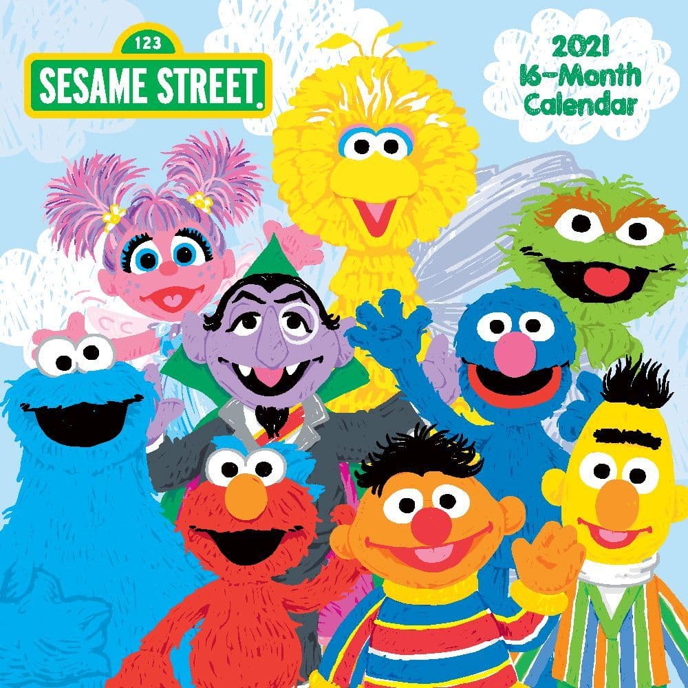 2021 Sesame Street Wall Calendar