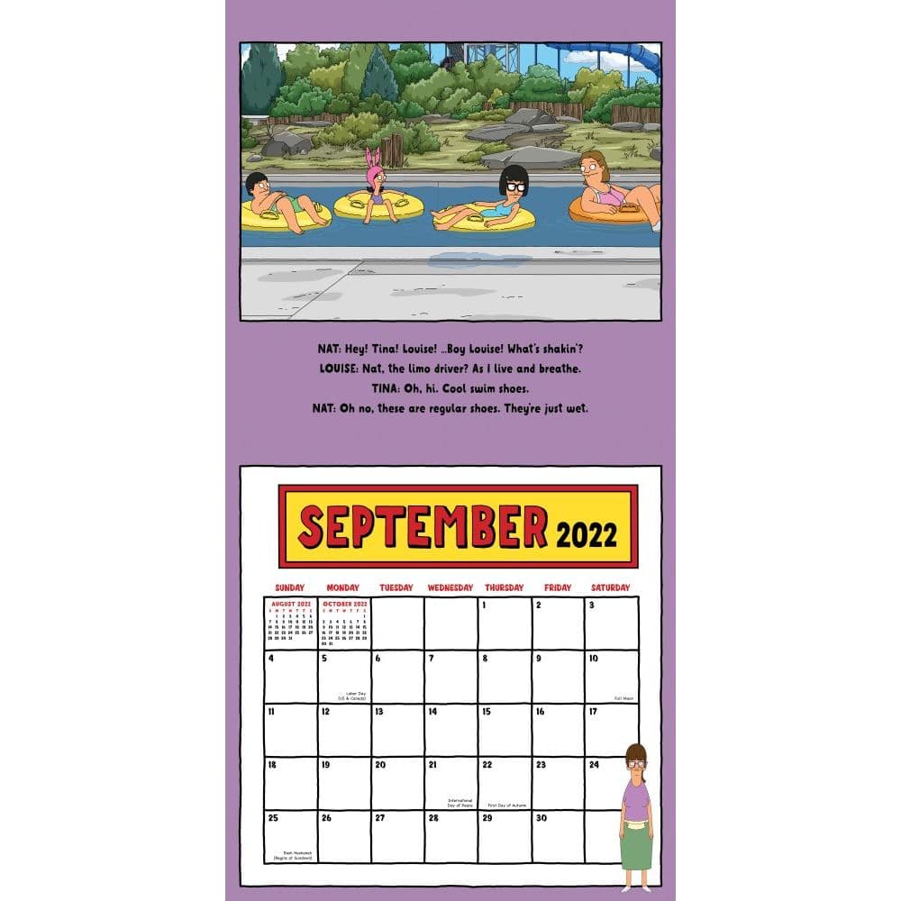 Bobs Burgers 2022 Wall Calendar - Calendars.com