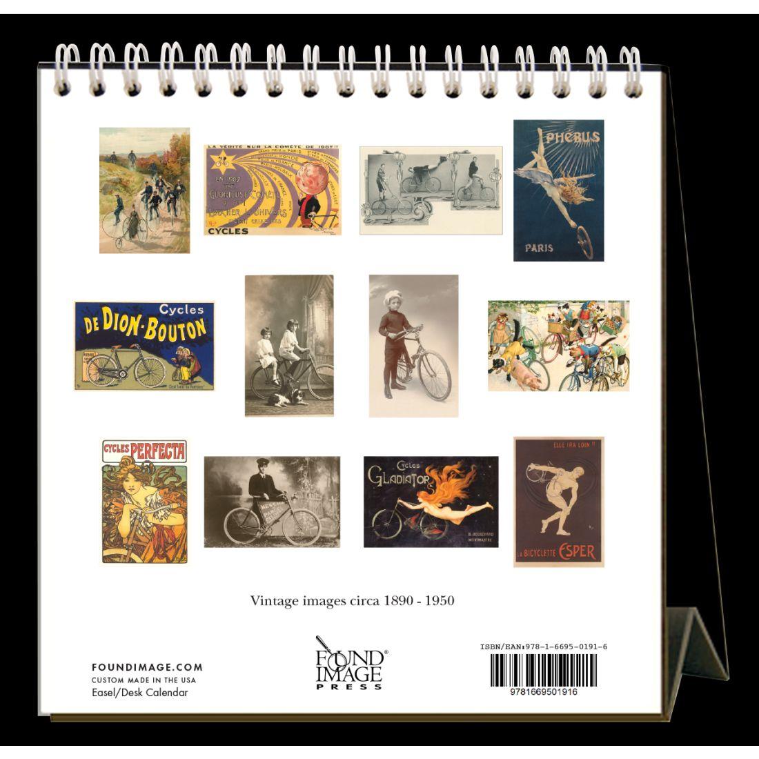 Cycling 2025 Easel Desk Calendar
